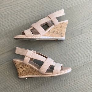 Charles David-cute platform sandals.